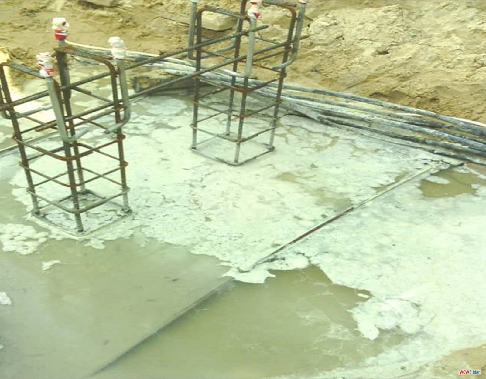 EXCAVATION AND CASTING OF PIPES SUPPORT AT SOKU GAS PLANT